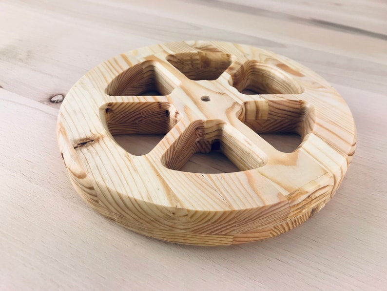 Wheel Wooden\handmade\pine\6-16 Inches\natural - Etsy UK