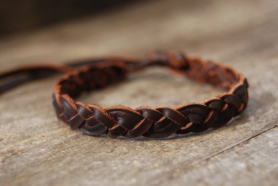 Ankle bracelet leather deals