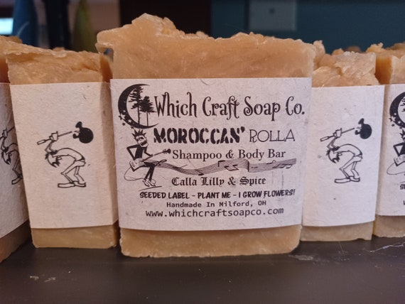 Moroccan Rolla Shampoo and Body Bar