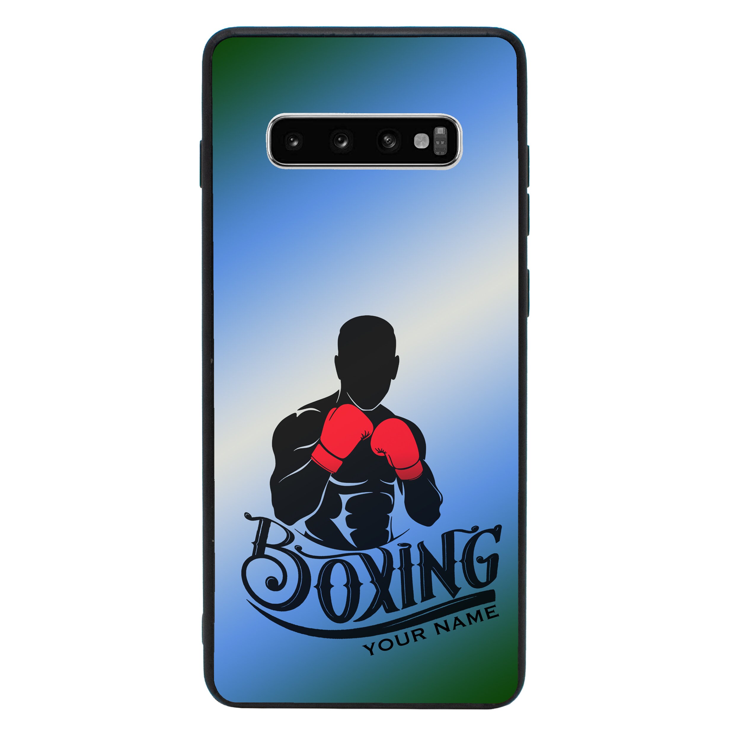 Personalised Boxing Glass Case Phone Cover for Samsung Galaxy S9