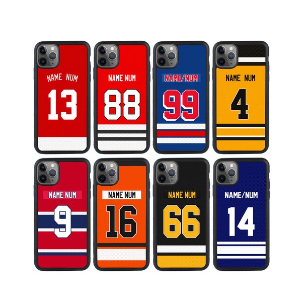 Ice Hockey Custom Phone Case for iPhone 15 14 13 12 11 X XR XS Pro Max Plus Se 8 7 6, Samsung S23 S22 S21 S20 S10 S9, Google Pixel, Huawei