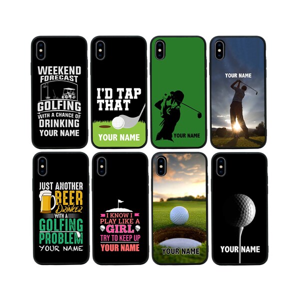 Golf Hülle für iPhone 15 14 13 12 11 X XR XS Pro Max Plus SE 8 7 6, S23 S22 Ultra S21 S20 S10 S9, Google Pixel, Huawei