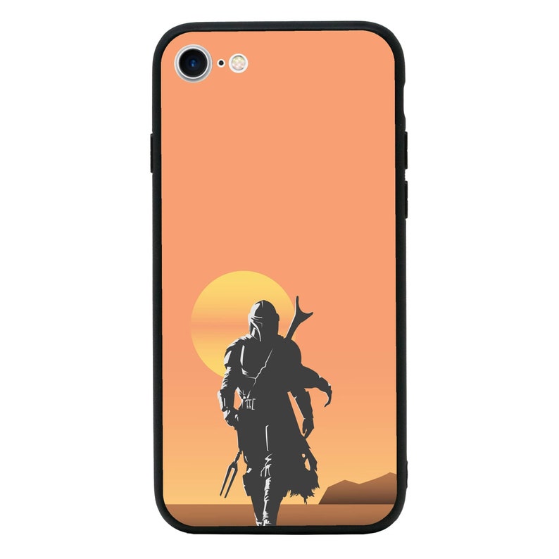 Mandalorian Glass Case Phone Cover for Apple iPhone 7