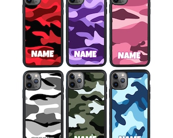 Coque camouflage pour iPhone, iPhone 14 Pro Max, iPhone 13 12 11 X XR XS SE 8 7, Galaxy Camo Phone S23 S22 S21 Plus S10 S9, Pixel 7 Pro, Huawei