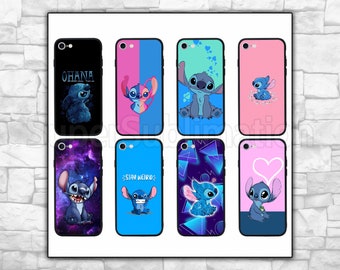 Coque Stitch Case pour Apple iPhone 15, 15 Plus, 15 Pro, 15 Pro Max, 14 13 12 11 X XR XS SE 8 7 6 - Pare-chocs noir