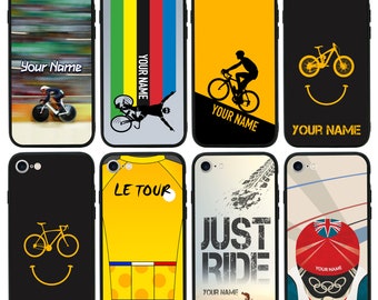 Cycling iPhone Cases, iPhone 14 Pro Max iPhone 13 12 11 X XR XS SE 8 7, Samsung Galaxy Bike Phone S23 S22 S21 Plus S10 S9, Pixel 7 Pro 6a