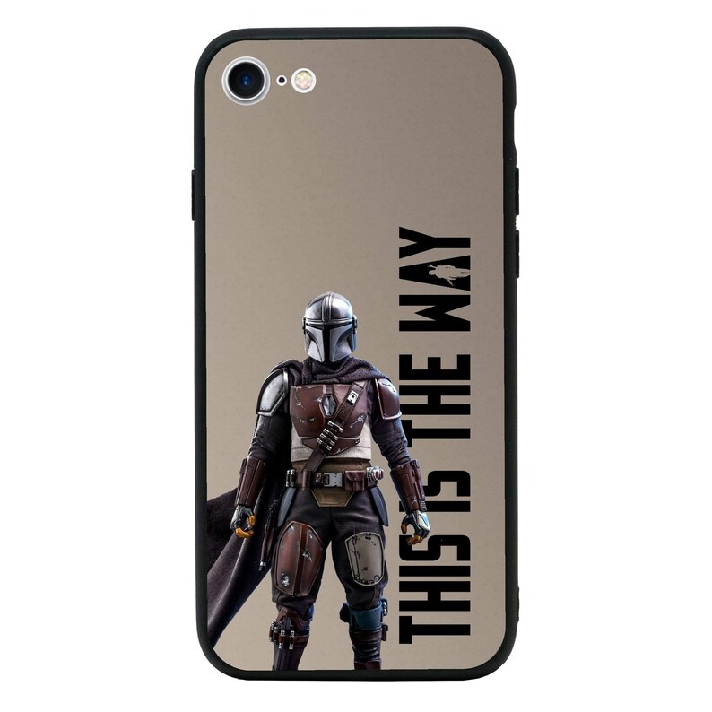 Mandalorian Glass Case Phone Cover for Apple iPhone 7