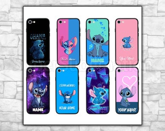 Cute Stitch Phone Case Print for iPhone 15 14 13 12 11 X XR XS Pro Max Plus Se 8 7 6, Samsung S23 S22 S21 S20 S10 S9, Google Pixel, Huawei