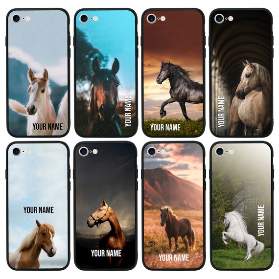 Horse Playing Art Painting Custom Phone Case Cover For iPhone Samsung  Google etc