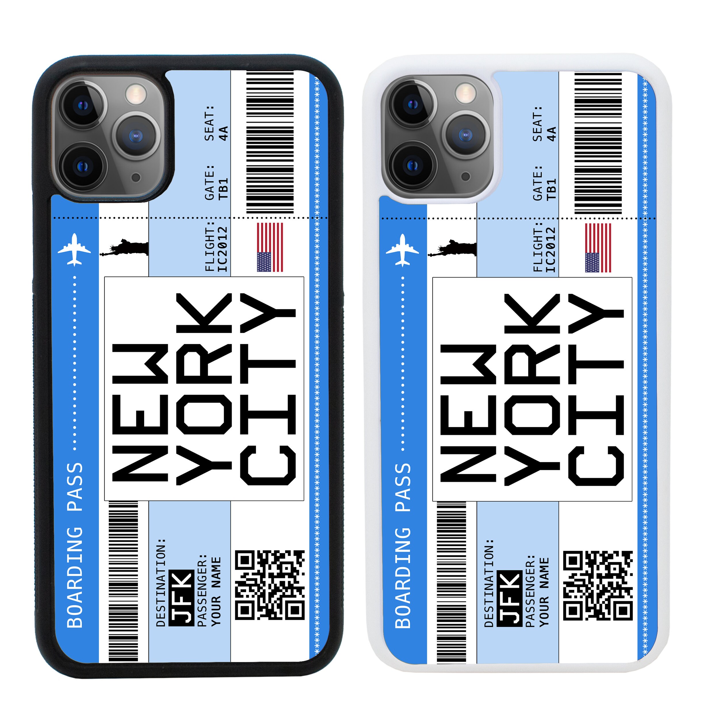 Boarding Pass Personalised Apple iPhone Phone Case Protective Etsy
