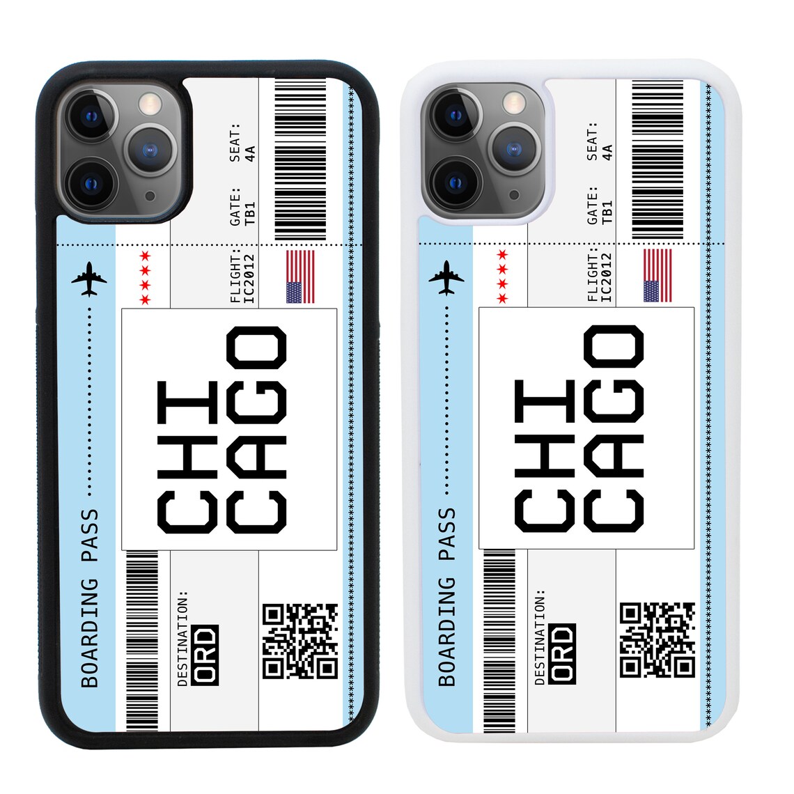 Boarding Pass Apple iPhone Phone Case Protective Bumper Cover Etsy