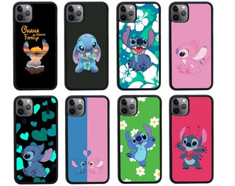 Stitch Lilo Coque iPhone 14 Pro Max Apple Stich iPhone 13 12 11 X XR XS SE 8 7 6s 6 Se Plus Coque de téléphone