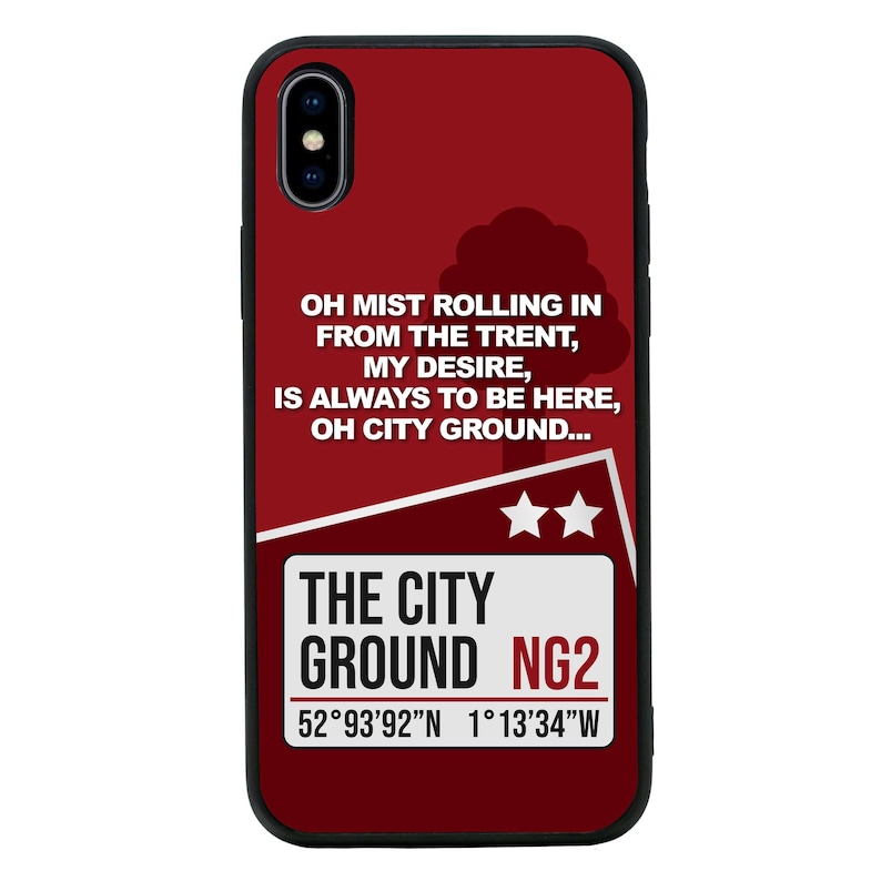 Football Identity Glass Case Phone Cover for Apple iPhone XR