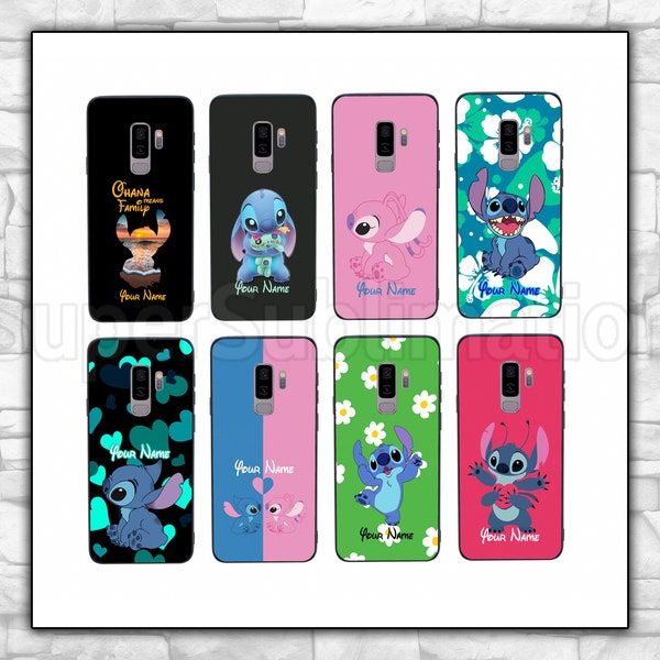 Stitch Phone Stich Case for Samsung Galaxy S23 Plus Ultra S22 S21 S21FE S20 S20FE S10 S10E S9 + A12 A52 A70 A71, Bumper Stich Cover