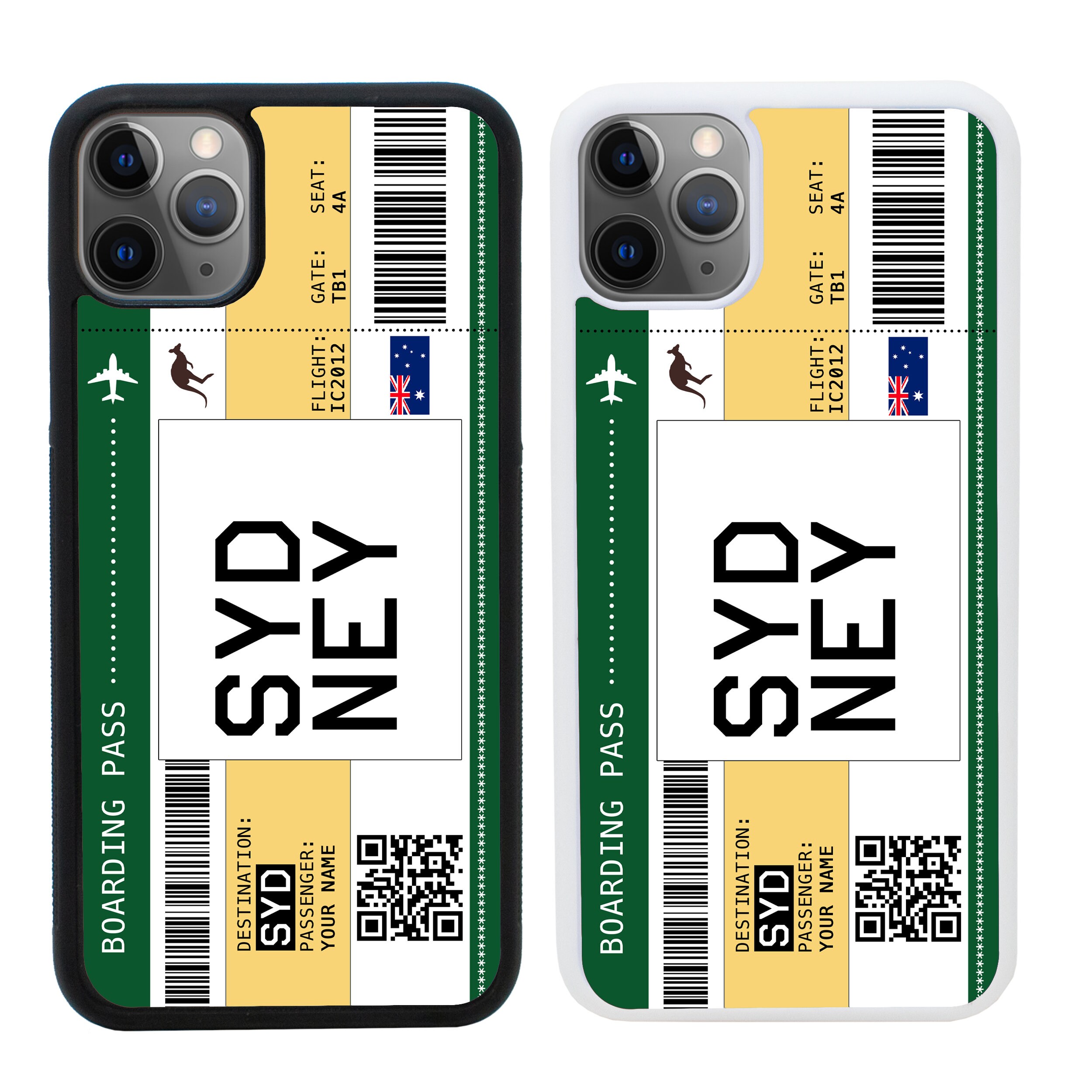 Boarding Pass Personalised Apple iPhone Phone Case Protective Etsy