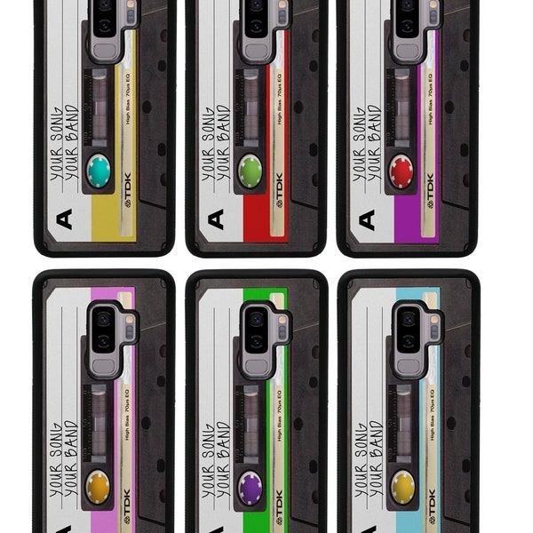 Music Cassette Tape Phone Case for Samsung Galaxy S23 Plus Ultra S22 S21 FE S20 S20FE S10 S10E S9 + A12 A52 A70 A71