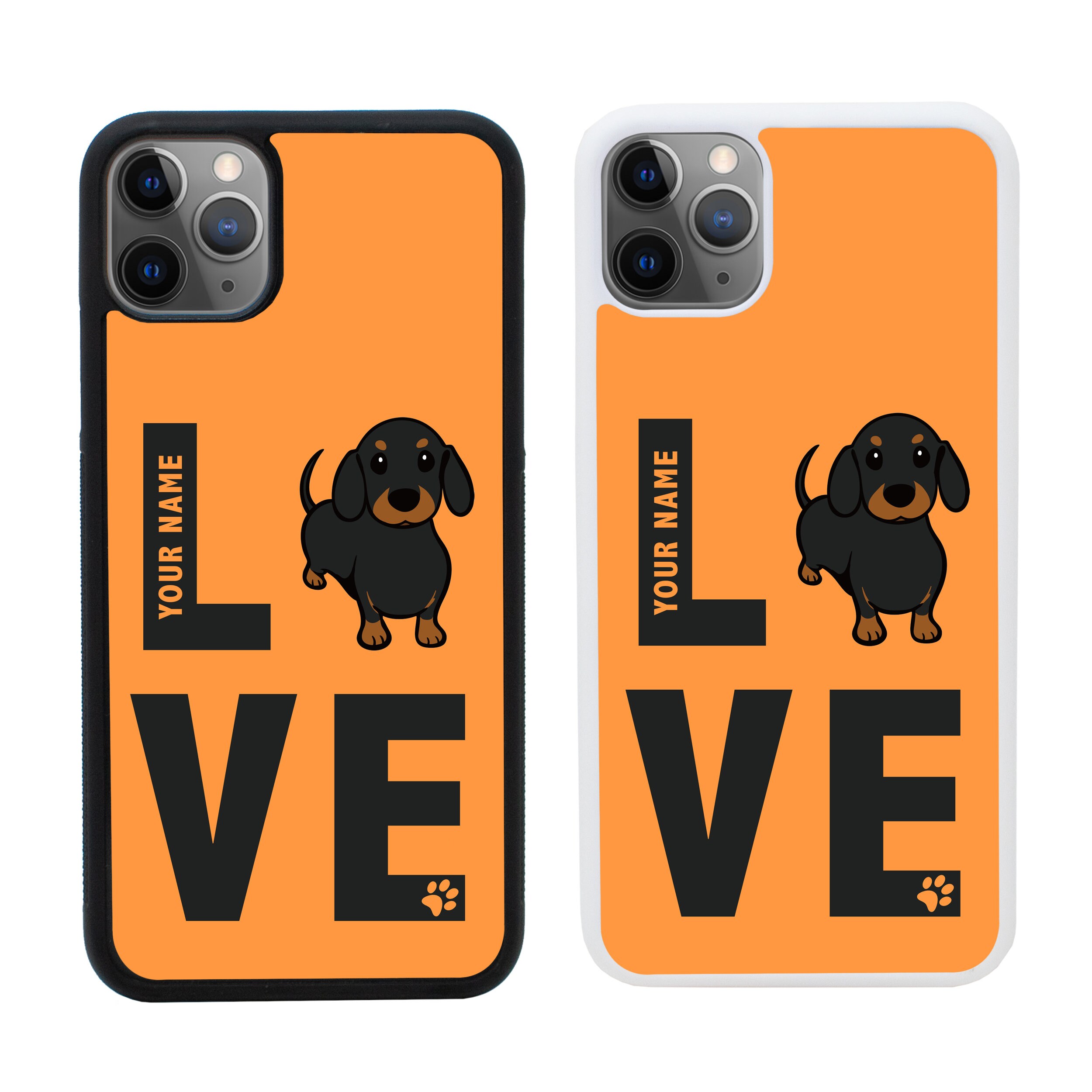 Dachshund Personalised Apple iPhone Phone Case Protective Etsy