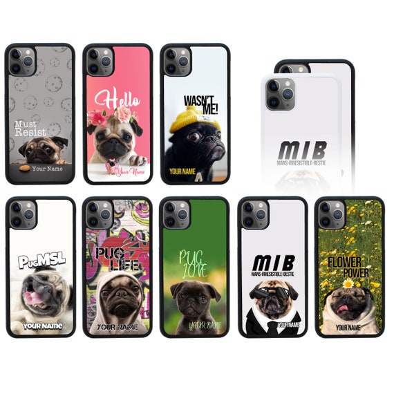 Pug Cute Dogs Fundas personalizadas para iPhone, iPhone 14 Pro Max