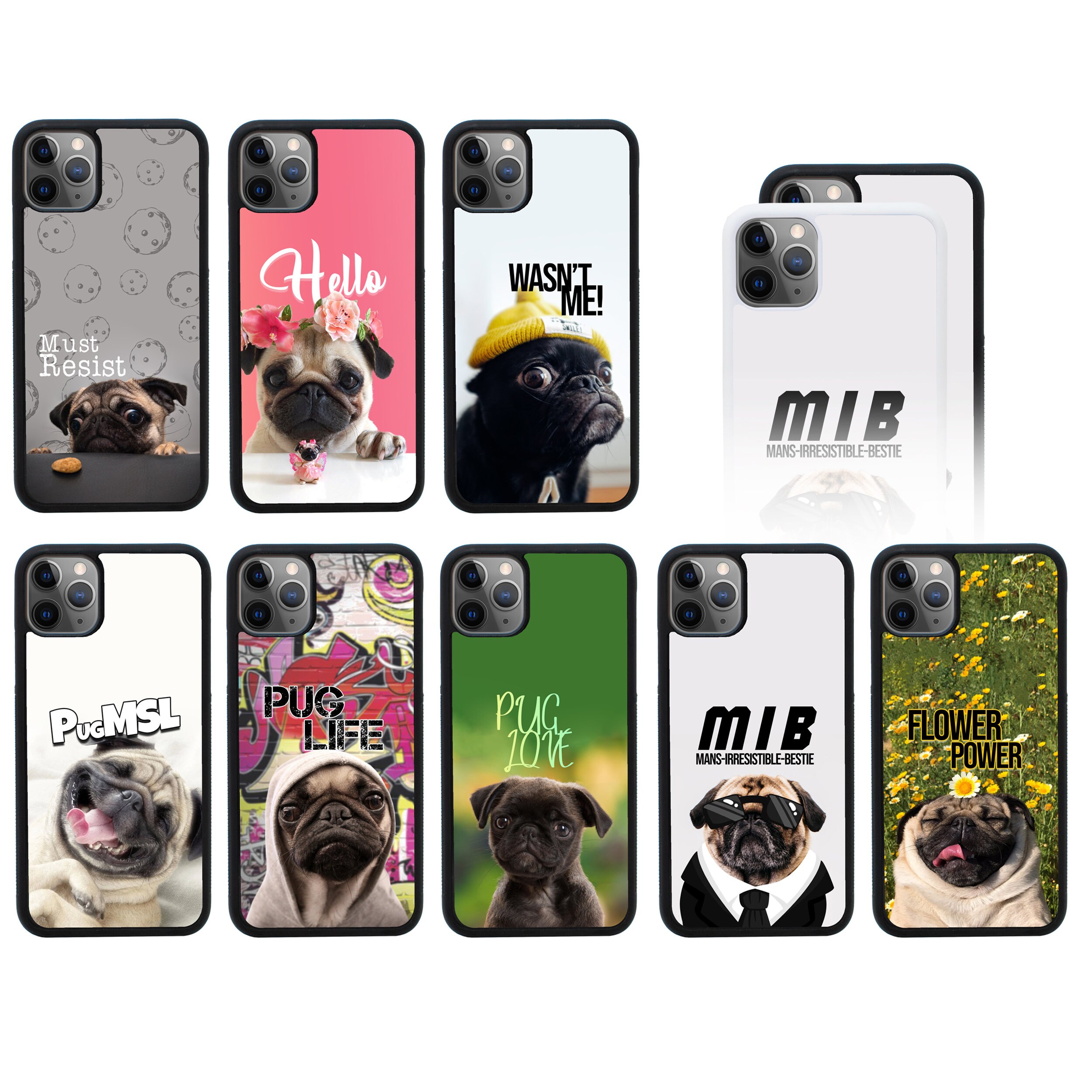 Velvet Caviar Compatible with iPhone Xs Max Case Dog for Women & Girls - Cute Clear Protective Phone Cases (Pug, French Bulldog, Golden, Yorkie)