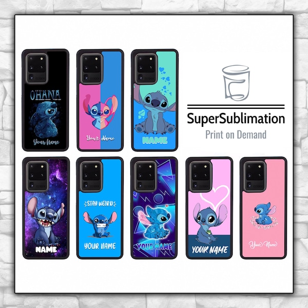 Stitch Phone Stich Case for Samsung Galaxy S23 Plus Ultra, S22 S21 FE S20 S20FE S10 S10E S9 + A12 A52 A70 A71