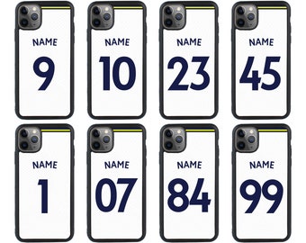 Tottenham Football Name & Number iPhone Cases for iPhone 14 Pro Max Apple iPhone 13 12 11 X XR XS SE 8 7 6s 6 Se Plus Phone Cover