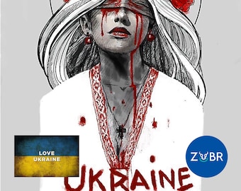 Paix pour l’Ukraine/art numérique/affiche/croquis/télécharger le fichier/A4