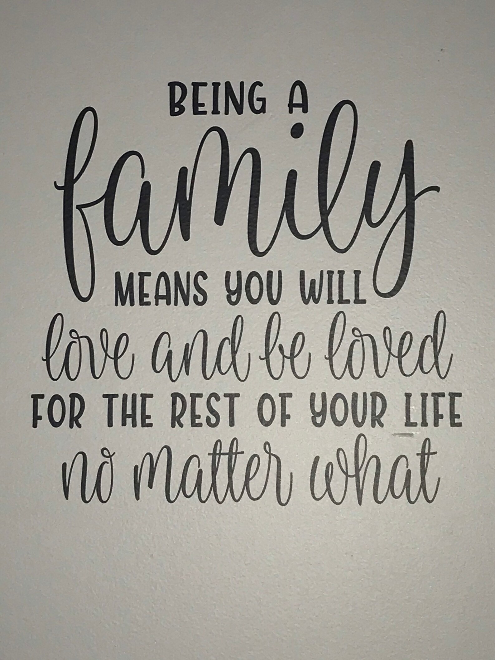 Family quote for any room in the house | Etsy