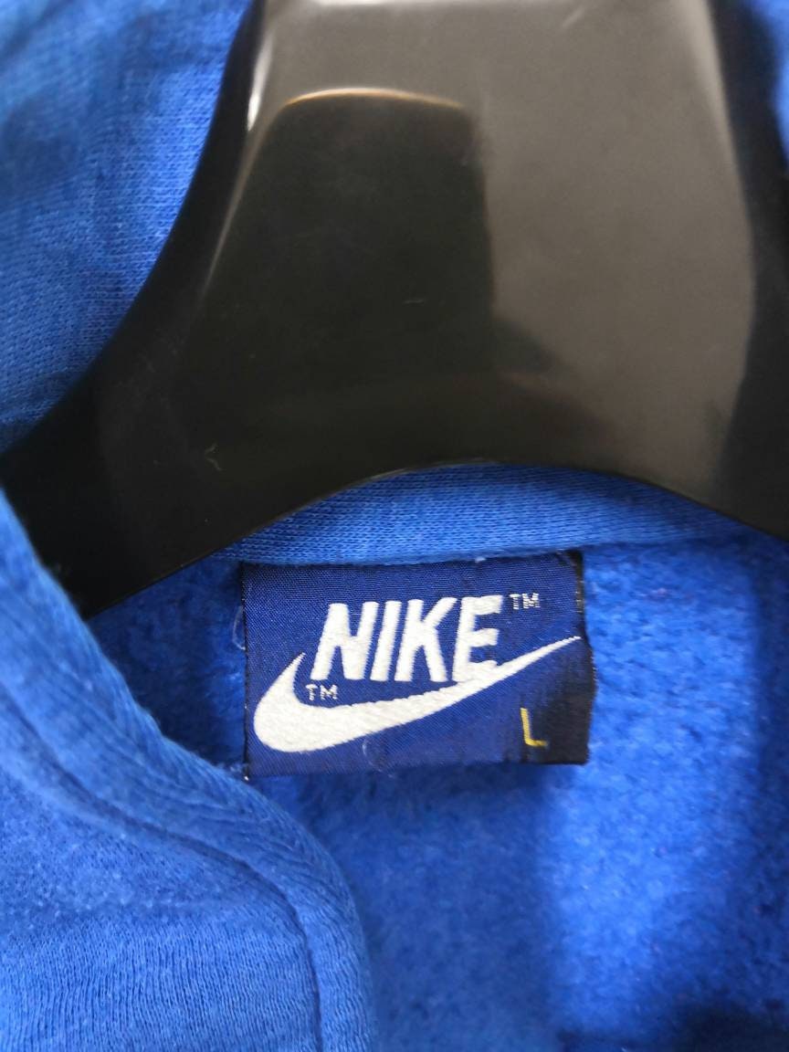 Vintage Nike Blue Tag Zipper Fleece Jacket | Etsy