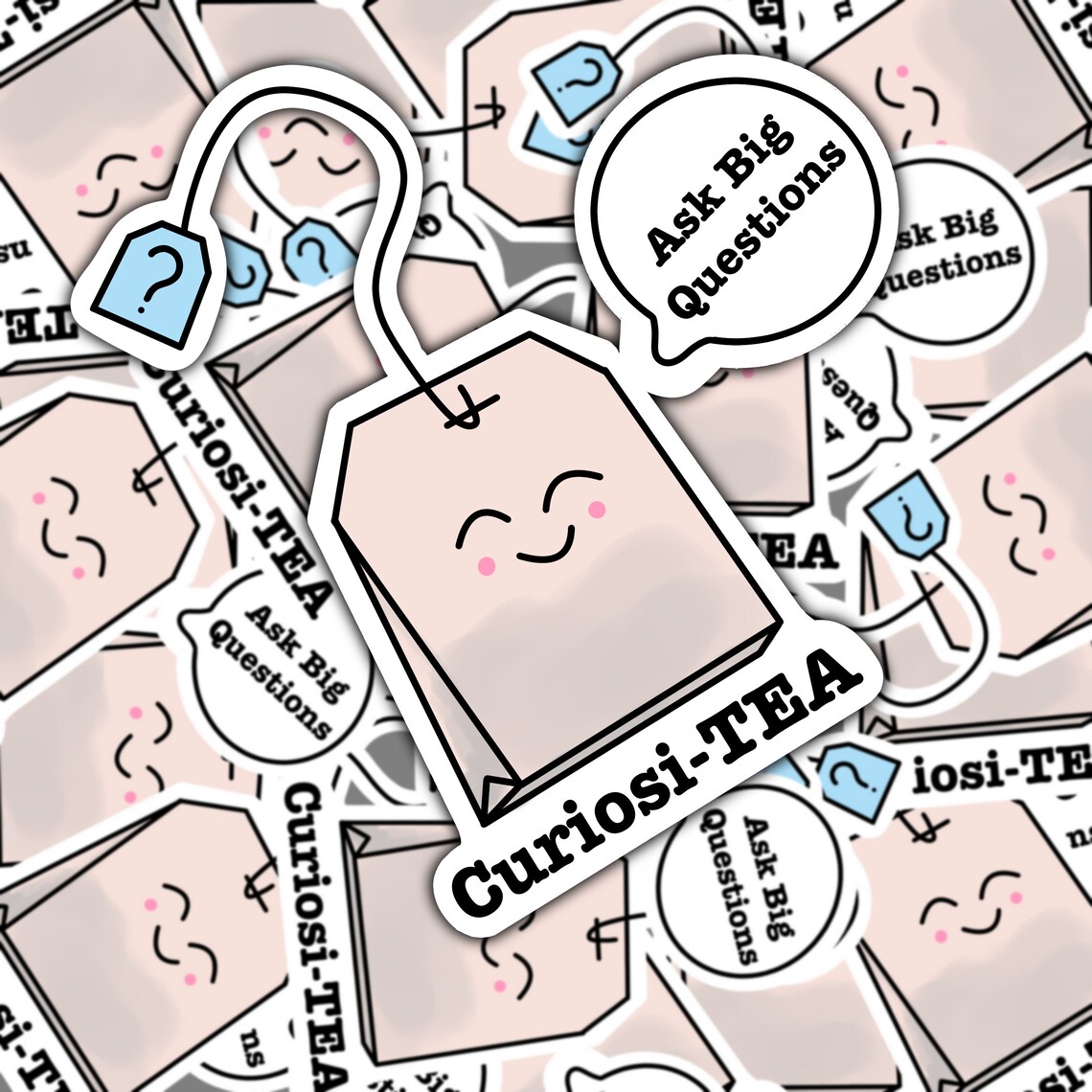 Curiositea Vinyl Sticker by Earth Curious Art Co Ask Big - Etsy