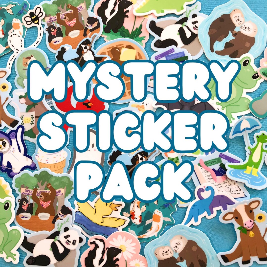 Mystery or Choose Your Own Ten Sticker Bundle by Earth Curious Art Co ...