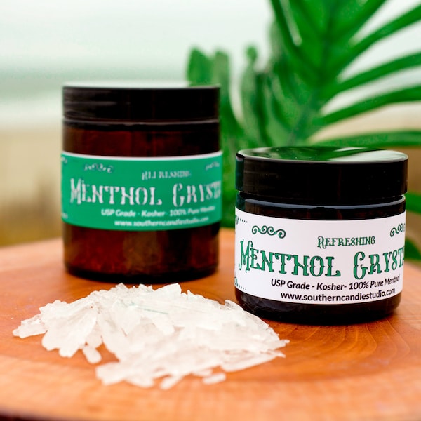 Menthol Candle Etsy
