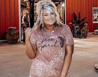 Plus size bleached shirt Outlet
