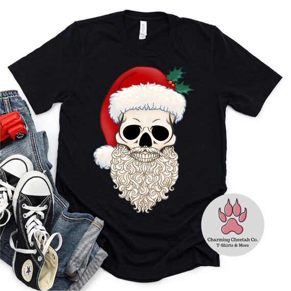 skull santa shirt