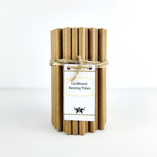 Cardboard Nesting Tubes | Bee House Tubes | Bee House Nesting | Native Bees | Refill Tubes | Pollinator | Mason Bees | Made in the USA