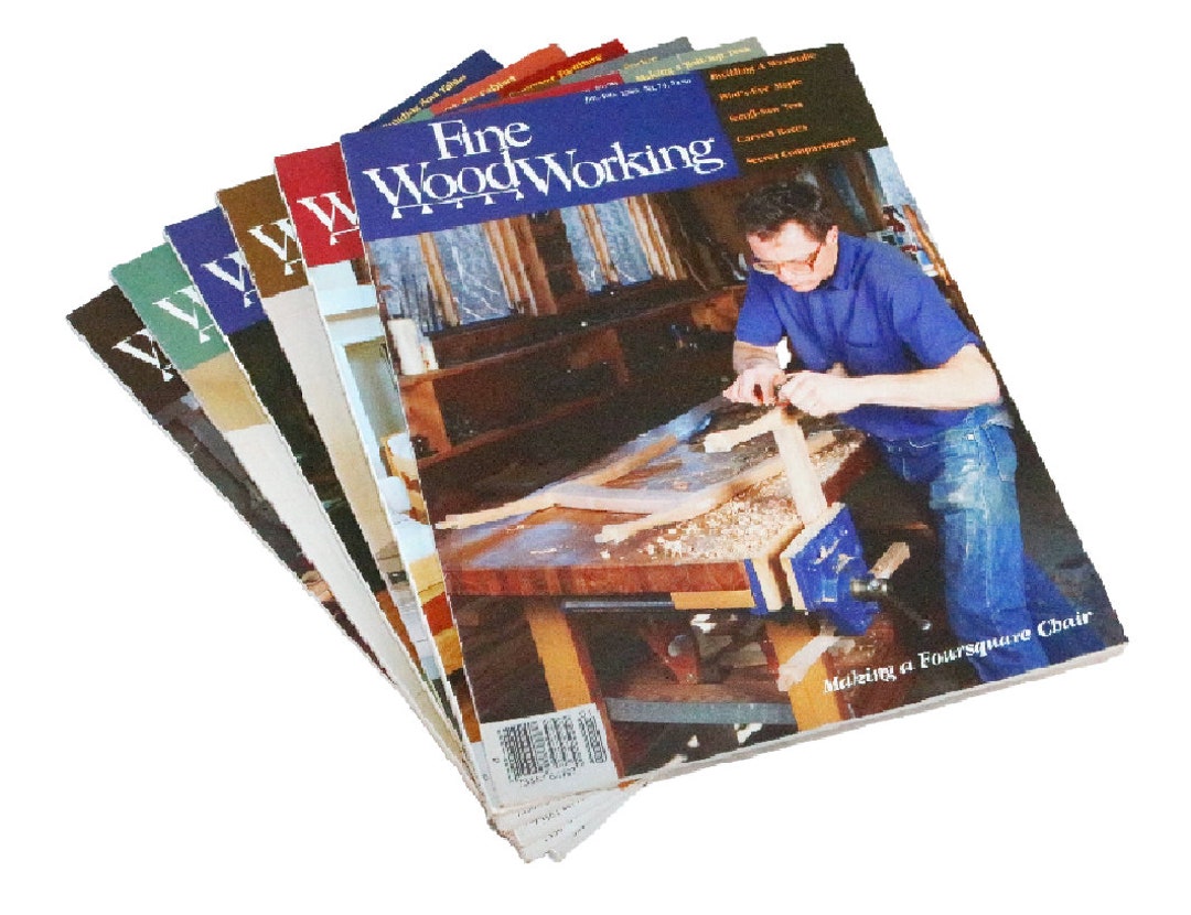 Fine Woodworking Magazine 1989 Complete Full Year Set Free Fast US