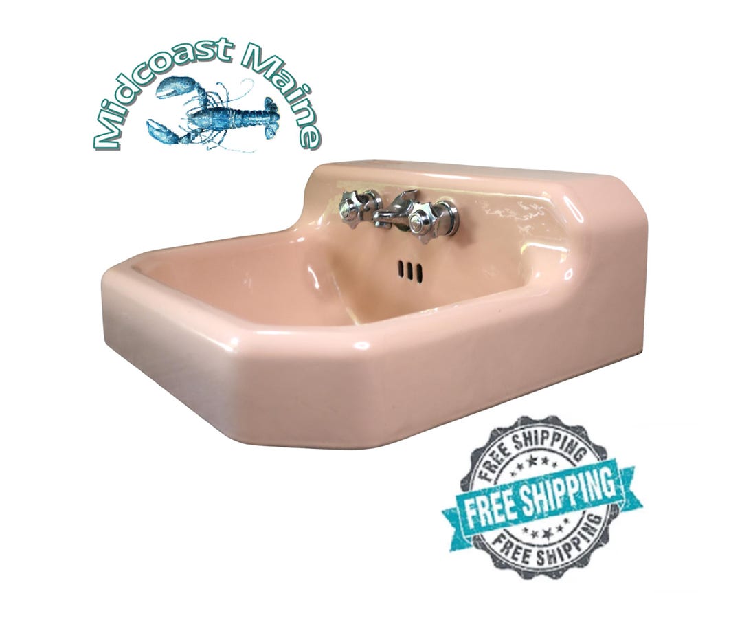 Vintage American Standard Radiator & Sanitary Corp. Coral Pink Cast ...