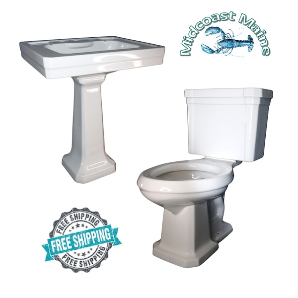 American Standard Vintage Toilet Etsy