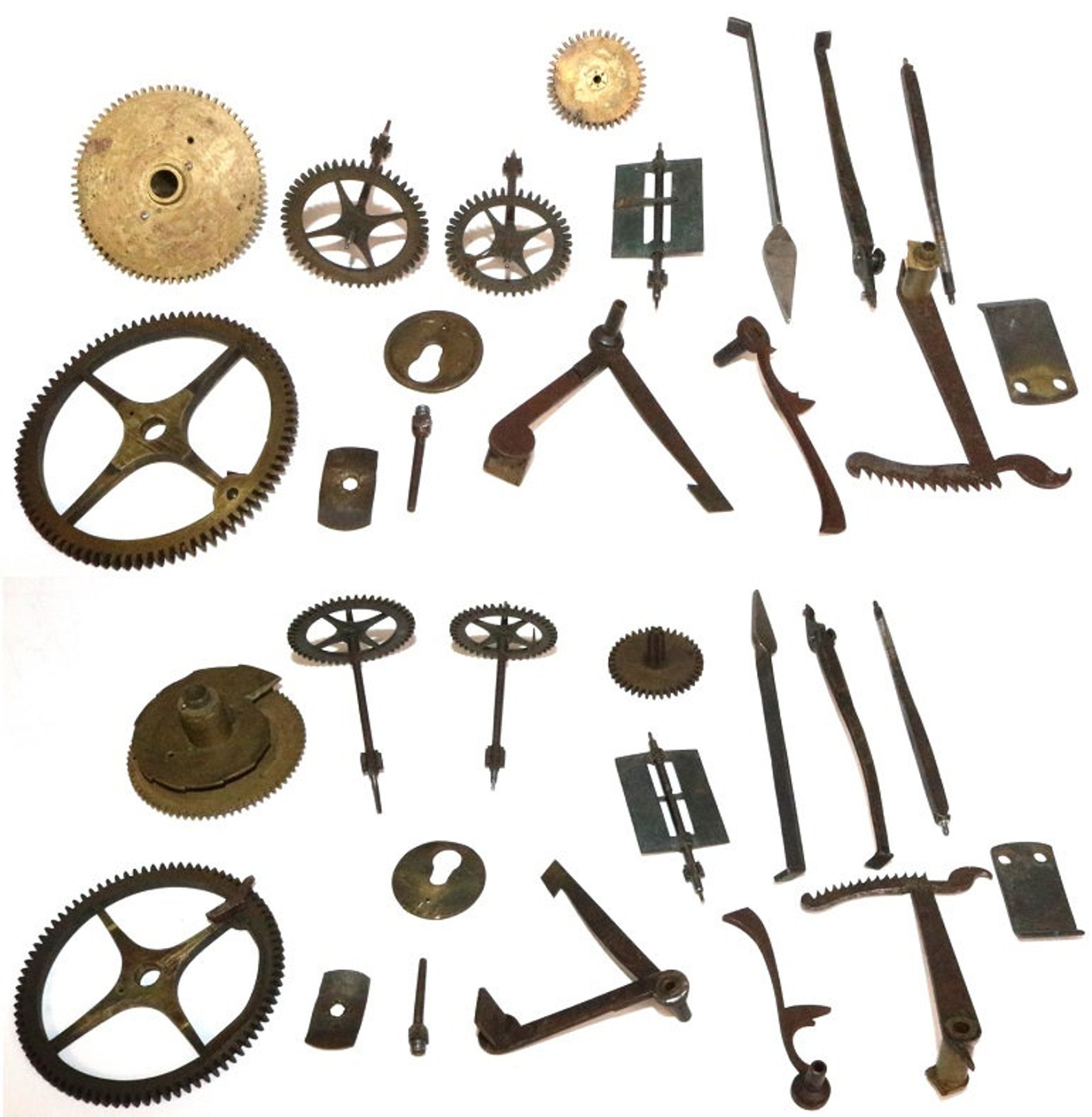 Antique Weight Driven & WindUp Mechanical Clock Movements Etsy