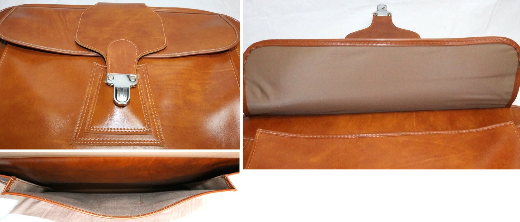 M & M Luggage Verdi Leather Suitcase 1960s Vintage in Etsy