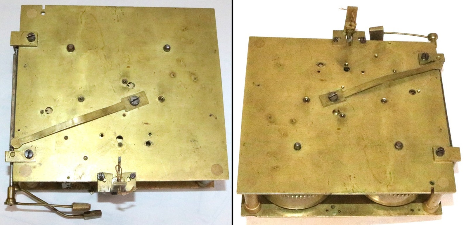 Antique Weight Driven & WindUp Mechanical Clock Movements Etsy