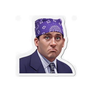 Die-Cut Magnet, Prison Mike The Office Fan Art, Michael Scott, Unique Fridge Decor, TV Show Gift, Funny Quote Magnet, Office Themed Merch