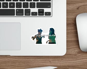 Die-Cut Stickers - Broad City Fan Art - In Da Clerb We All Fam, Broad City Stickers, Laptop Stickers, Water Bottle Decals, Vinyl Stickers
