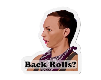 Alyssa Edwards 'Back Rolls' Die-Cut Magnet, RuPaul's Drag Race Fan Art
