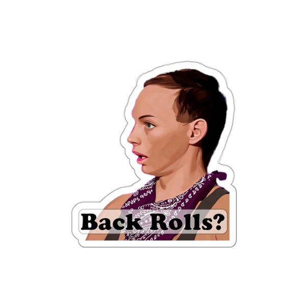 Alyssa Edwards 'Back Rolls' Sticker: RuPaul's Drachenrennen Fanart
