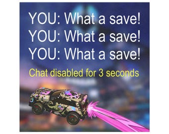 Rocket League 'What a Save!' - Fennec - Car Magnet | Funny Gaming Decal