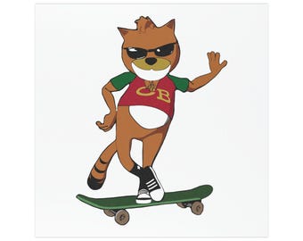 MeatCat Car Magnet: 30 Rock CheesyBlaster Fan Art