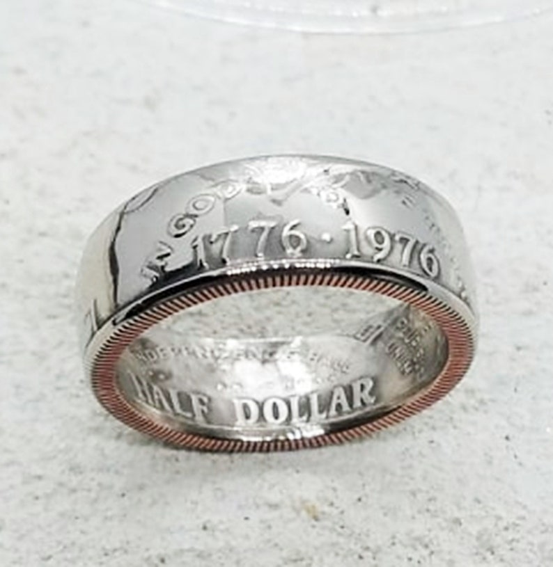 America's Heritage Ring - Bicentennial Half Dollar Coin Jewelry - Etsy