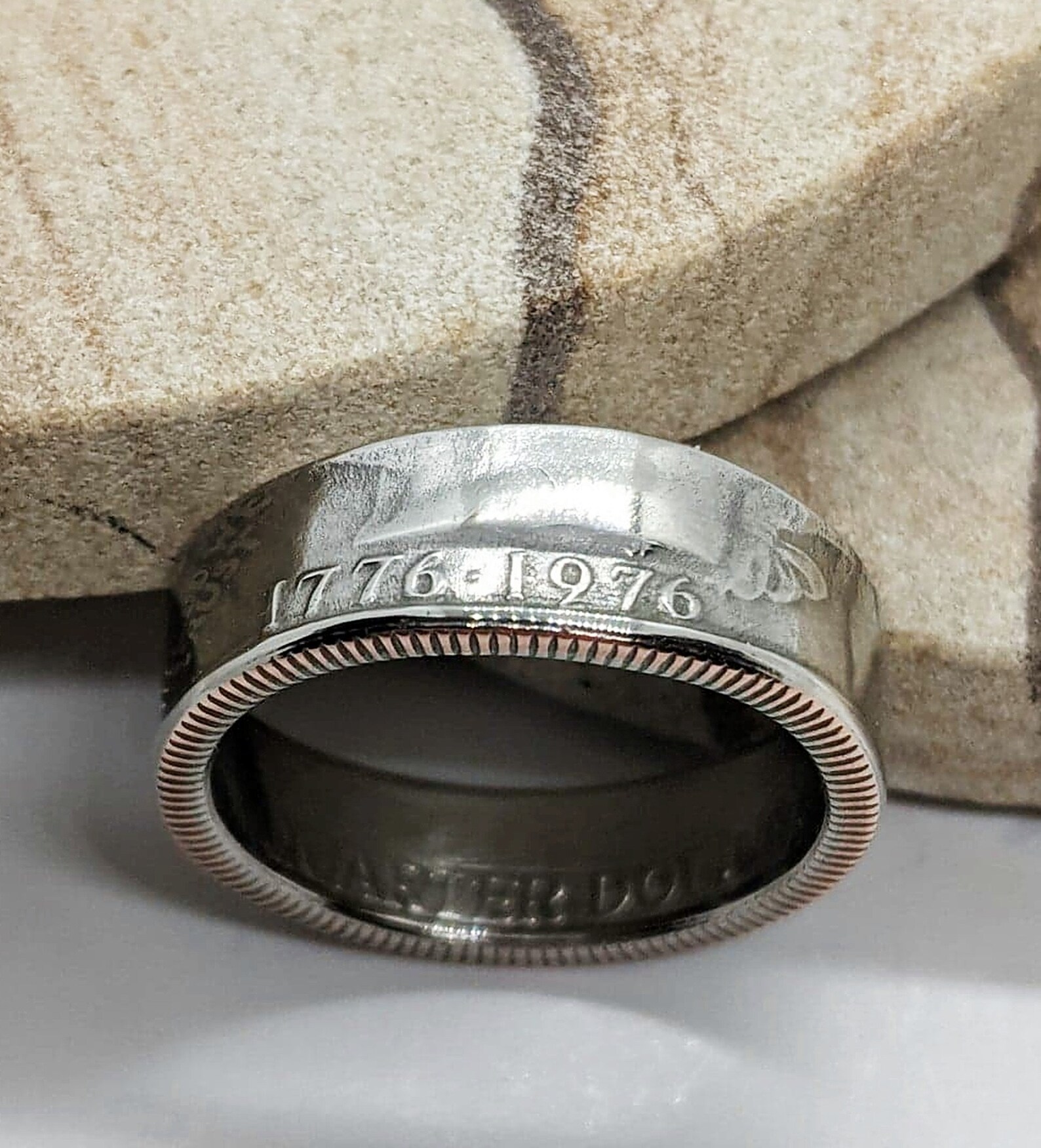 Bicentennial 1776-1976 Quarter Coin Ring - Unique Birthday or ...