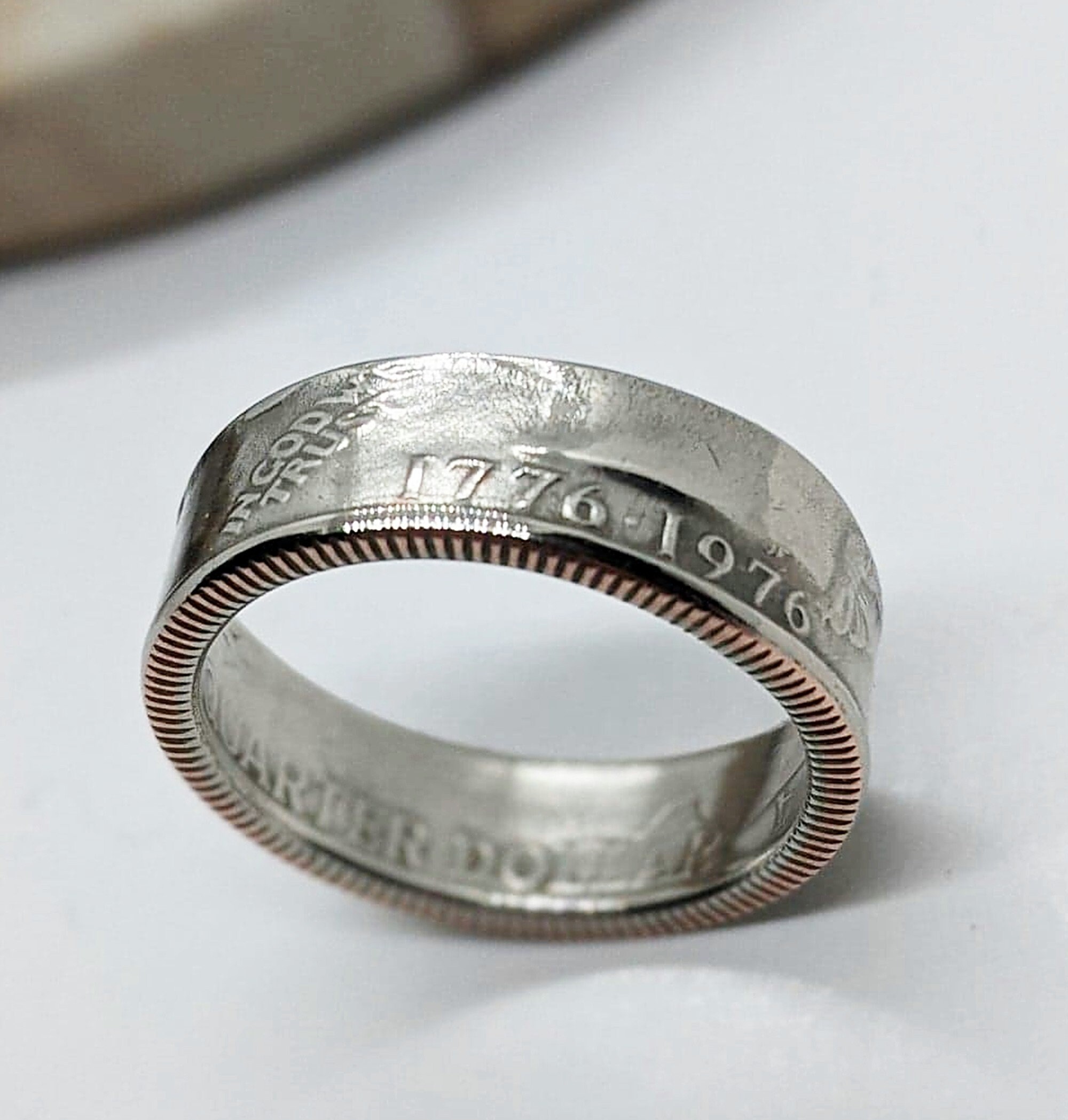 Bicentennial 1776-1976 Quarter Coin Ring Birthday / | Etsy