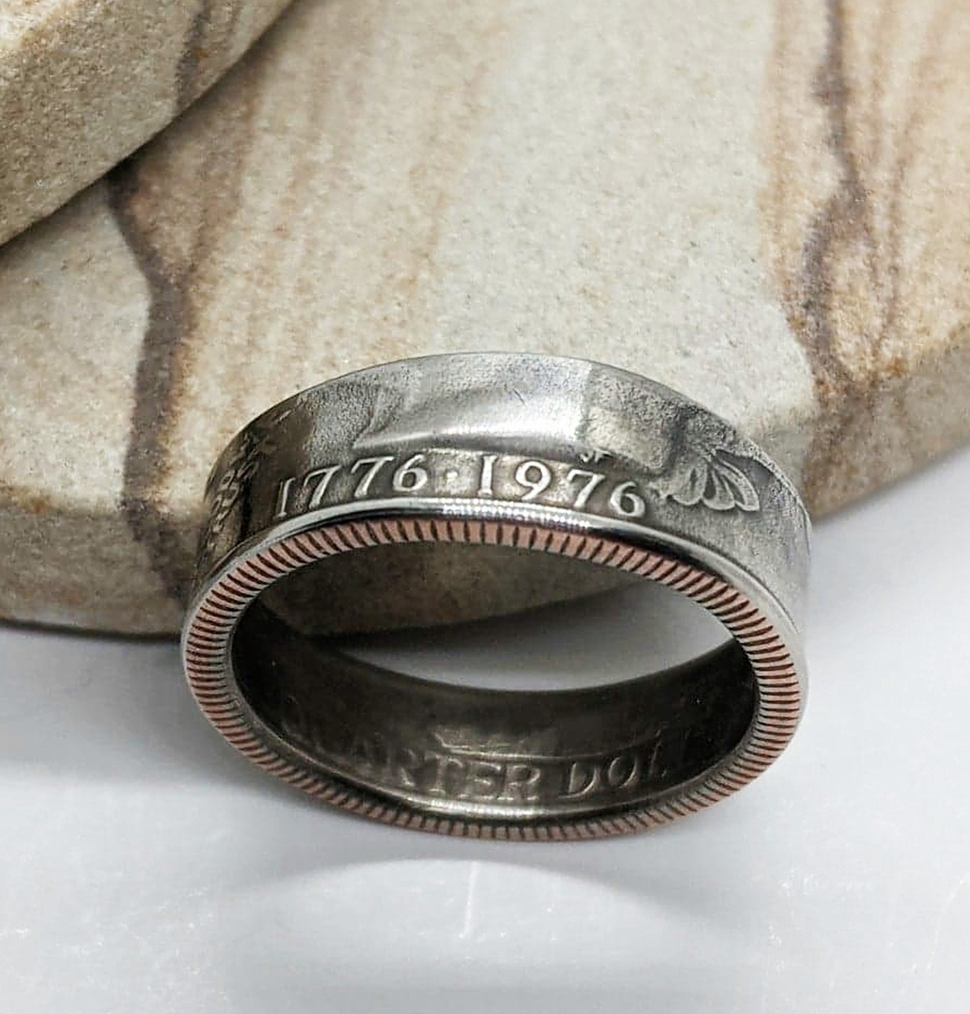 Bicentennial 1776-1976 Quarter Coin Ring Birthday / | Etsy